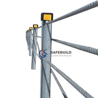 Double-Wire Mesh Guardrail Railing Rope Guardrail Cable Raile for Highway Safety with CE Certification
