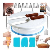 Customized Stocked 35pcs Pastry Tip Cake Decorating Supplies Piping Tips Tools Baking Bag with Nozzle
