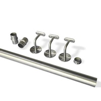 42.4mm Contemporary Stainless Steel Stair Railing Wall Mount Handrail Bracket