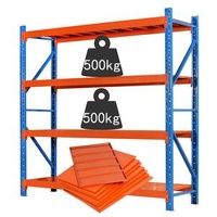 Industrial Shelves Warehouse Storage Rack Stacking Racks Boltless Racking Shelves Steel Shelving Medium Duty Warehouse Rack