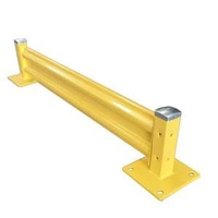 2 Rib Heavy Duty Warehouse Guardrail 1ft to 10ft Options Warehouse Guardrail Structural Guard Rails