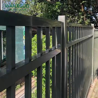 Customized House Protecting Residential Garden Enclosure Watercourse Guardrail Fencing Panels Security Tubular Fence