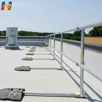 Aluminum Safety System Non-Penetrating Guardrails for Rooftop