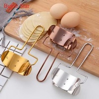 Baking Tools Golden Roller-Cutter Wrapper-Maker Pastry-Tools Stainless Steel Dumplings Skin Model Pancake Maker Dough Presser Kitchen