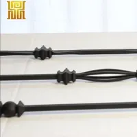 Cast S Scroll Spindle Indoor Wrought Metal Stair Iron Spindles Modern Balusters Rail Handrail