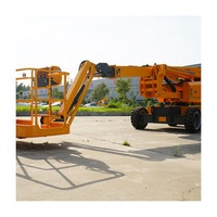22M Articulated Boom Crane Mobile Articulated Aerial Work Platform Truck Mounted Articulated Lift