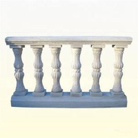 Durable And Artistic Luxury Marble Stair Handrails And Handrails For Outdoor Steps Stairs