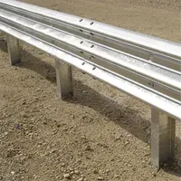Hot DIP Galvanized Road Safety Steel Crash Barrier Metal W Beam Thrie Wave Bridge Railing Customized Expressway Motorway Highway Tri Beam W Beam Guardrail