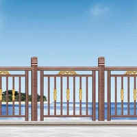 Modern New Products Brushed Cast Iron Stainless Steel Design Handrail And Railings Outdoor Handrail