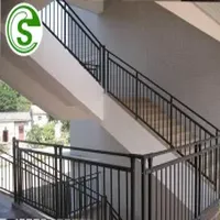 China Manufacturer Simple Stair Railing Designs Metal Staircase Handrail