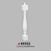 Auuan White Polyurethane Balusters Rails Handrails for Staircase Balcony Decoration