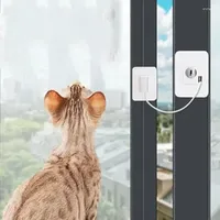 Cat Carriers Guardrail Safety Flap Fixed Window Avoid Jumping Opening Limit Lock Falling Limiter Protection Pet Down Out