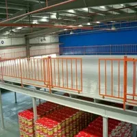 Easy Assembling Column Warehouse Steel Shelves Heavy Duty Shelving Selective Steel Platform Racks Mezzanine Floor Racking