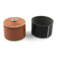 Viable factory pure handrail stitching 450ml gas tank leather case outdoor gas tank for outdoor camping