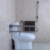 Stainless steel handrails for disabled people