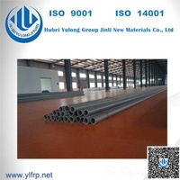 Extrusion FRP Round Tubes Plastic Tubing For Handrail or Fencing System