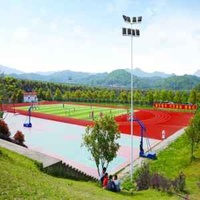 INOLP Certified Air Permeable Sports Flooring For School Playground Runaway Running Tracks