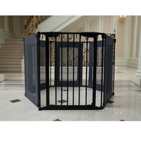 Easy Install Wholesale Metal And Fabric Safety Guardrails For Kids Baby Safety Guardrail Foldable Child Safety Fence