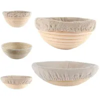 & Pastry Tools Durable Round Rattan Basket Banneton Brorm Bowl Bread Proofing Proving Baskets Kitchen New Year Drop Delivery Home Gar Dhtcd