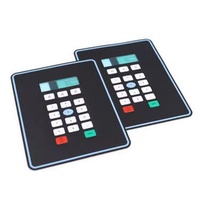 Good supplier Customized Waterproof Membrane Switch Embossed Polycarbonate Graphic Overlay Keypad