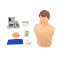 Adult Half-Body CPR Manikin Dummy With Controller for Medical Science Training
