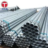 Galvanized Fence Pipe DN15 - 200 Hot Dip Galvanized Steel Pipe Q235B For Guardrail Handrail