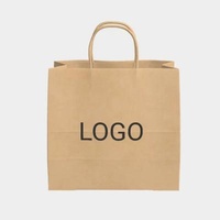 Kraft Paper Takeaway Tote Bag Baking Pastry Milk Tea Shopping Gift Paper Bag