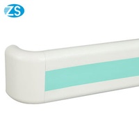 Hospital Corridor Pvc Railing Wall Protection Hallway Handrail