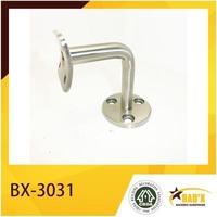Wall Mounted or Pipe Mounted Wall Mounted Handrail Bracketl, Adjustable Handrail Saddle Stainless Steel Bracket.