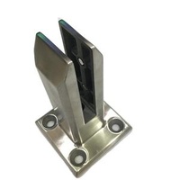 Heavy Duty Duplex 2205 Best Stainless Steel Pool Glass Clamp Garden Glass Fences Spigots Floor Handrail Building Mall Mirror