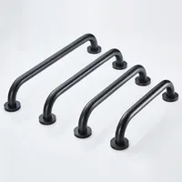 Grab Rail Gold Brass Wall Mounted Bathroom Armrest Handle Bathtub Grab Bar Toilet Elderly Handrail Home Safety