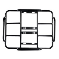 With Guardrail Factory Direct Universal Steel Black Motorcycle Rear Rack For Motorcycle Touring