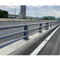 Galvanized Q235 Steel Plate Guardrail Traffic Barrier for River Bridge Enhanced Road Safety Product