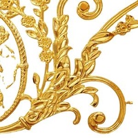 Luxury Villa Indoor/Outdoor Balustrades and Handrails Stair Railings with Gold Plated Brass Wall Mounted Aluminium for Balcony