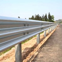 Traffic Roadway Guardrail Barrier System Highway Guard Rail Two-wave/three-wave Guardrail Can Customized Roller Plastic Barrier