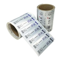Custom Private Product Barcode Printing Bopp Labels Self Adhesive Vinyl Packaging Logo Liquid Stickers Label