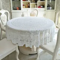 Table Cloth Exquisite Beige Jacquard Tulle Tablecloth Sofa Pad Handrail Cover Restaurant Microwave Oven Christmas Wedding Decoration 220906
