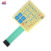 Rear Adhesive membrane switch membrane keyboard membrane keypad lexan label printing