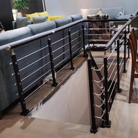 Factory Wholesale Metal Material Railing Handrail Stainless Steel Stair Cable Railing Handrail