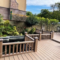 WPC Fence - (guardrail / barrier / railing) - Wood + PP Composite (WPC)