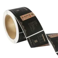Customized Roll Labels for Fruit Pastry Cake Bag Instructions Packaging