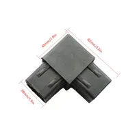 4PCS 20mm 22mm25mm32Right Angle Bend Connector Steel Pipe Plastic Shelf Tight Fixing Parts Corner L T type Guardrail Balconinet