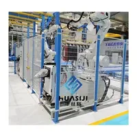 Movable Warehouse Security Fence Equipment Automated Robot Guardrail with Carbon Steel Frame Purse Seine