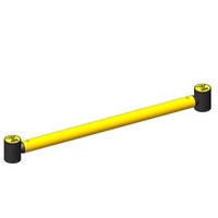 Flexible One Rail Barriers Single Traffic Guardrail Ground