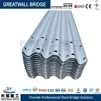 Road Safety Drains Highway Road Steel Hot DIP Galvanized W Beam Guardrail