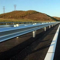 Wholesale Meter Roadside Guardrail Hot Dipped Pavement Safety Factory Price Galvanized W Beam Guardrail