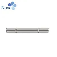 Elevator Cabin Flat Handrail, Golden-Mirror Stainless Steel Handrail