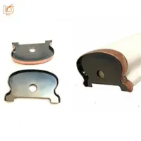 Red Copper Zinc Alloy Staircase Supporting Handrail