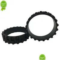 Baking & Pastry Tools New Wheel Tires For 1St 1S Robot Vacuum Cleaner Roborock S50 S55 S5 Max Wheels Anti-Slip Mijia Replacement Acces Dhmg3