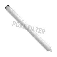 30 Inch Nylon N66 Membrane Pleated Water Filter Element Cartridge 0.1 Micron